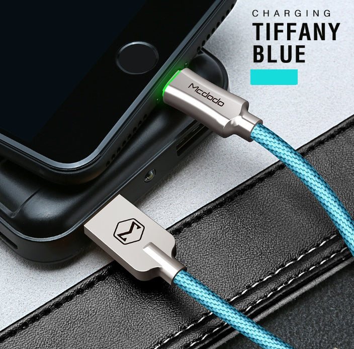 Intelligent Power-off Aluminum Alloy Braided Fast Charging Line